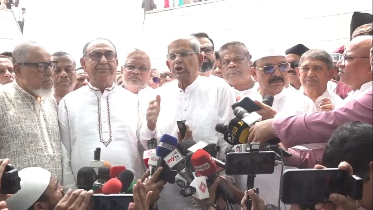 আমরা মুক্ত পরিবেশে ঈদ উদযাপন করছি: মির্জা ফখরুল